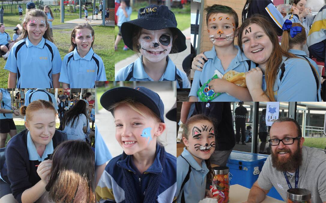 Fun family day: A jumping castle, face painting, crazy hair, a trackless train, kids colour run and ‘dunk the teacher' are some of the activities at the Manning Valley Anglican College Spring Fair.
