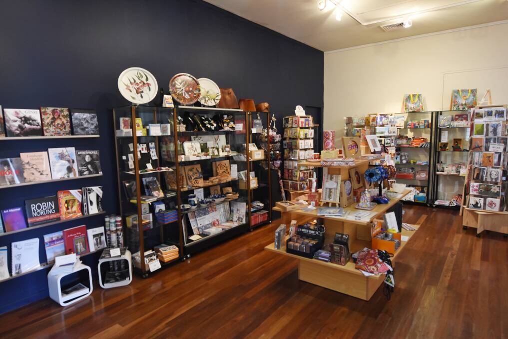 The Manning Regional Art Gallery's gift shop.