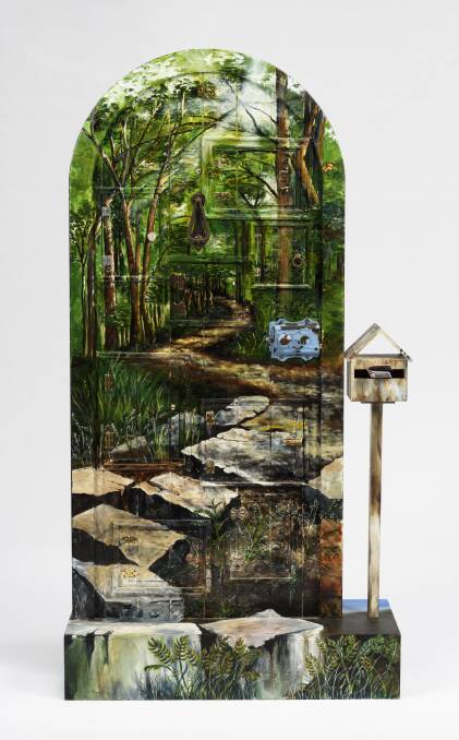 On show: Great Lakes student Petra Flower's HSC work, "The Door" features in the Artexpress exhibition, coming to the Manning Regional Art Gallery on Friday May 18.