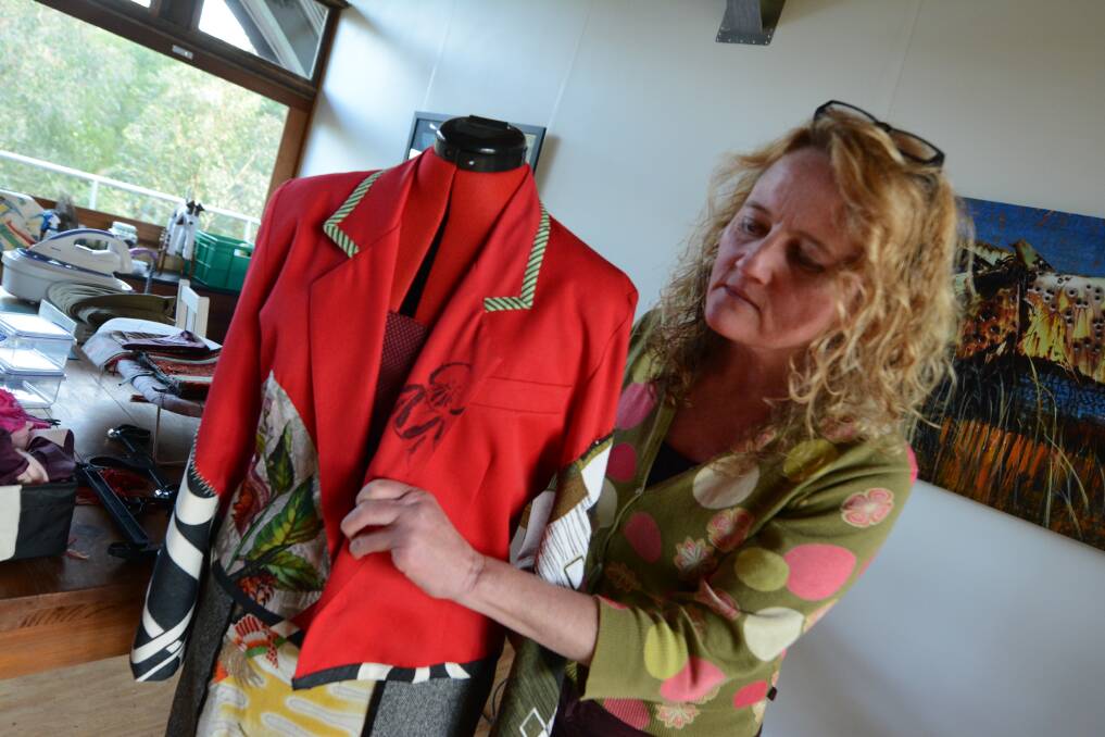 Jane Hosking has been sewing from a young age and makes clothes and bags.