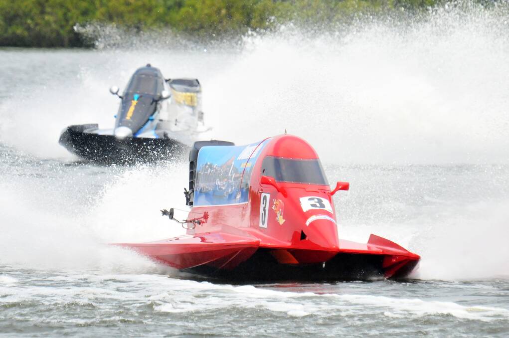 Action on the river: For the first time in 10 years the Australian Formula Powerboat Grand Prix will race in Taree this weekend, February 16 and 17.