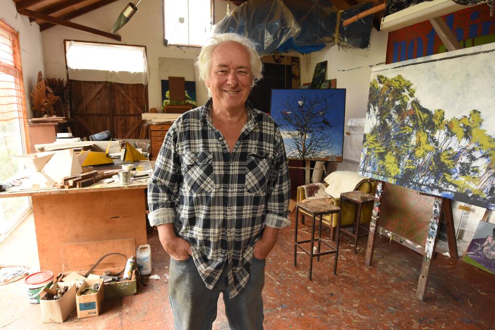 In his studio: The work of Rick Reynolds is well known, his sculptures a feature of Taree's Victoria Street.