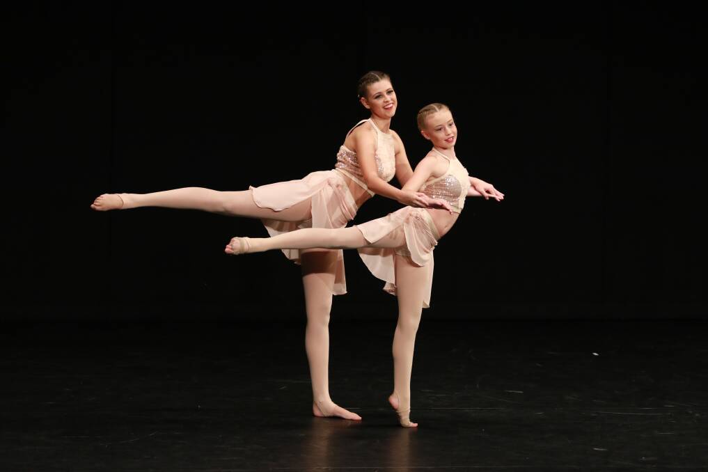 Emily Ryan and Hope Styles (Taree) were the winners of Section 531 District dance Duo/Trio 23 years and under. 