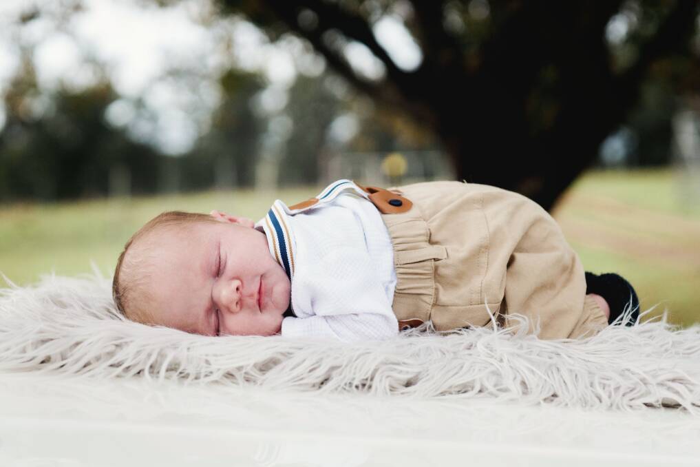 New arrival: Flynn Benjamin Forrest was born at Manning Hospital on May 29. Photo: Imprint Imaging, Taree.