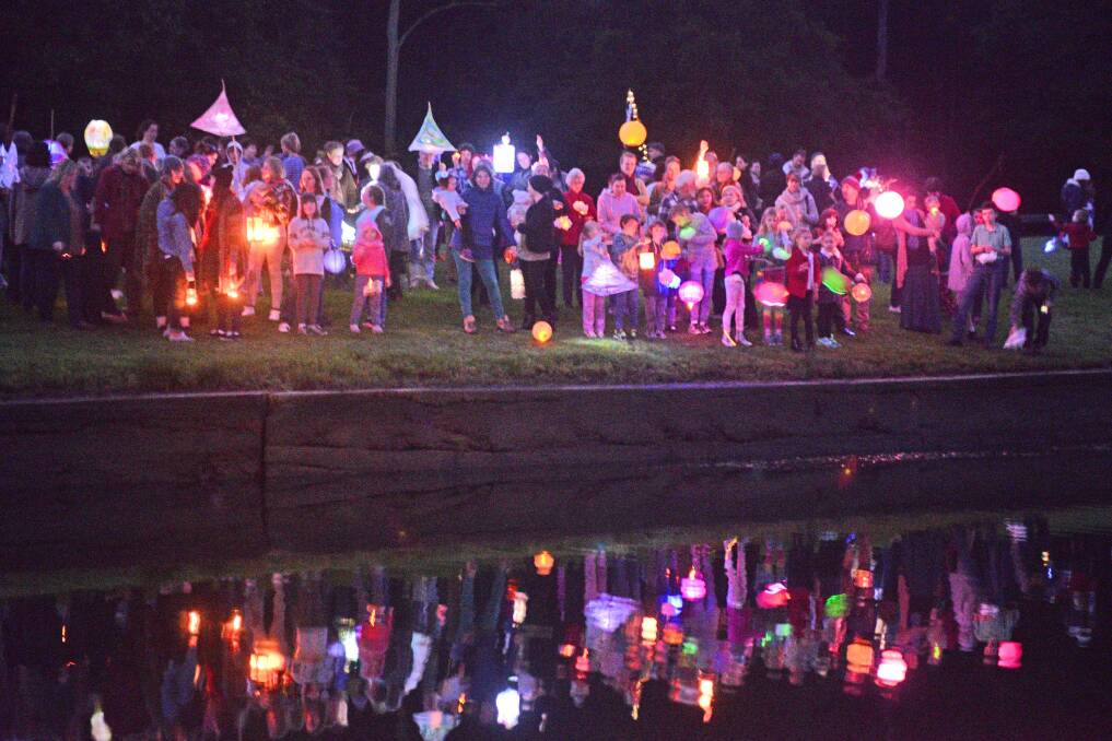Wingham lights up: The Winter Solstice Lantern Walk will be held this Saturday evening at the Wingham Brush Nature Reserve. Photo: Julie Slavin.