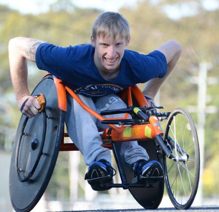 Luke Bailey hopes winning a Kurt Fearnley Scholarship will enable him to compete at the Paralympics in Tokyo next year.