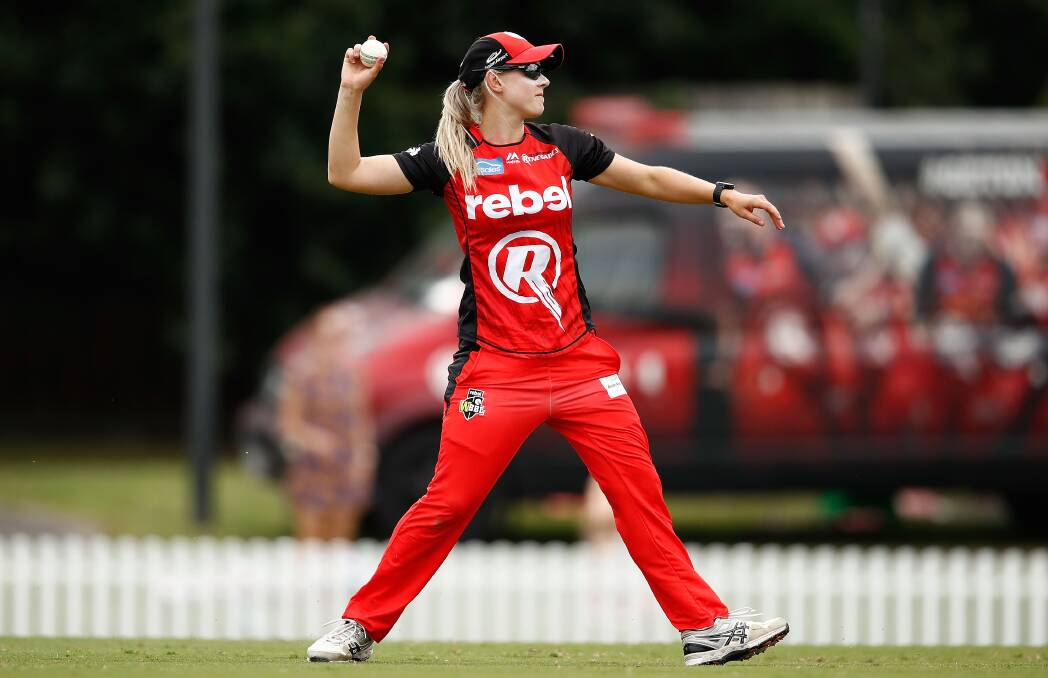Wingham's Maitlan Brown is looking forward to another season in the WBBL with the Melbourne Renegades. This will be the allrounder's fourth campaign. Photo Getty Images.