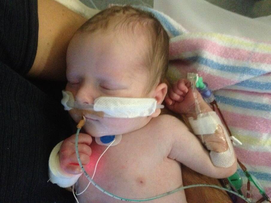 One week old Jack Wilson would spend the next 18 months in and out of hospitals.