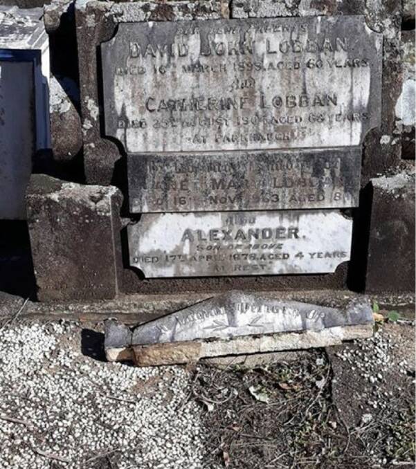 Appalled at desecration of grave sites