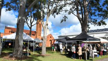 Flametree Markets at St Johns Church. Picture by Scott Calvin