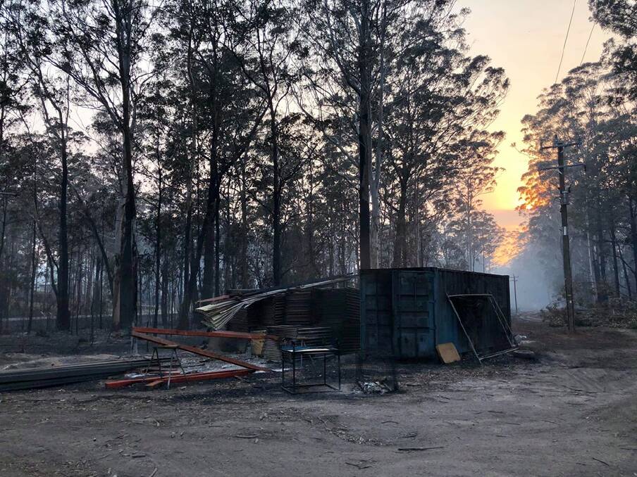 Supporting the community to rebuild after fire devastation