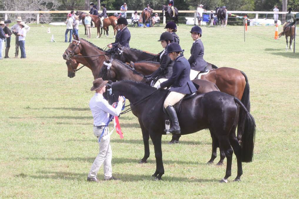 Show ready: Equestrian events will be a feature of the Comboyne Show.