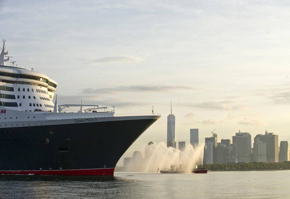 Cunard’s Queen Mary 2 in New York: Often described as the world’s last true trans-Atlantic ocean liner.
