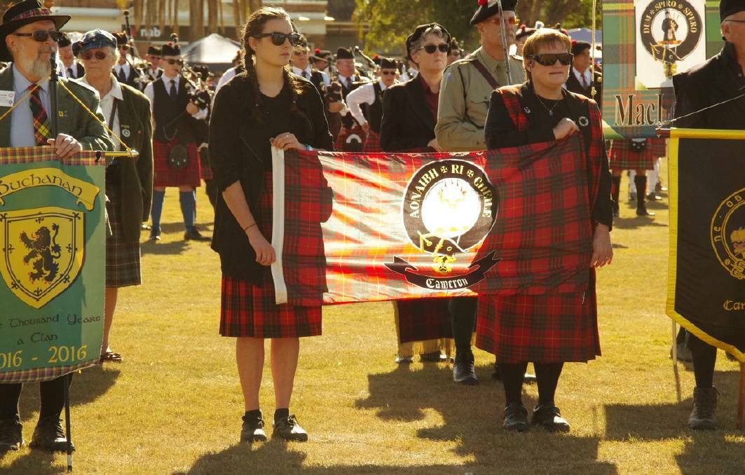 Clans gather at the Bonnie Wingham Scottish Festival each year.