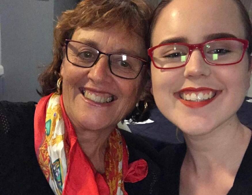 Like family: Teacher Merilyn Kendall and Madi McKay. Photo: Supplied