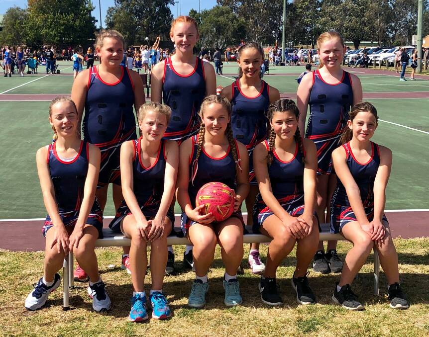 Wingham Whirlwinds: From left (back row): Bree Urquhart, Lacey Kelly, Ellie D'Elboux, Jade Coe. Front row Pia Anker, Ellodi Taylor-Wilson, Lilia Taylor, Bella Flewitt and Elissa Boyle. Photo: Submitted