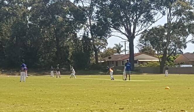 Wingham under 12s playing Forster on the weekend. Photo: Submitted