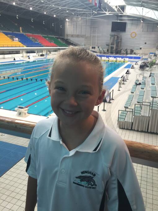 Lauren Oberg at Sydney Olympic Aquatic Centre. Photo: Submitted