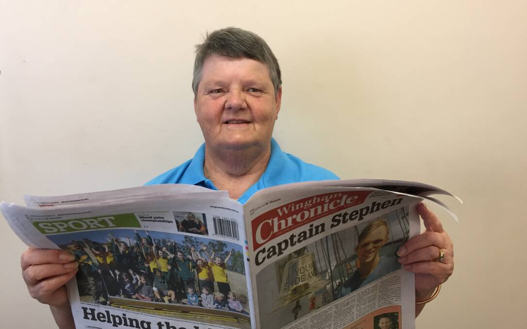 Tinonee correspondent Pam Muxlow who writes Tinonee Topics for the Wingham Chronicle each week.
