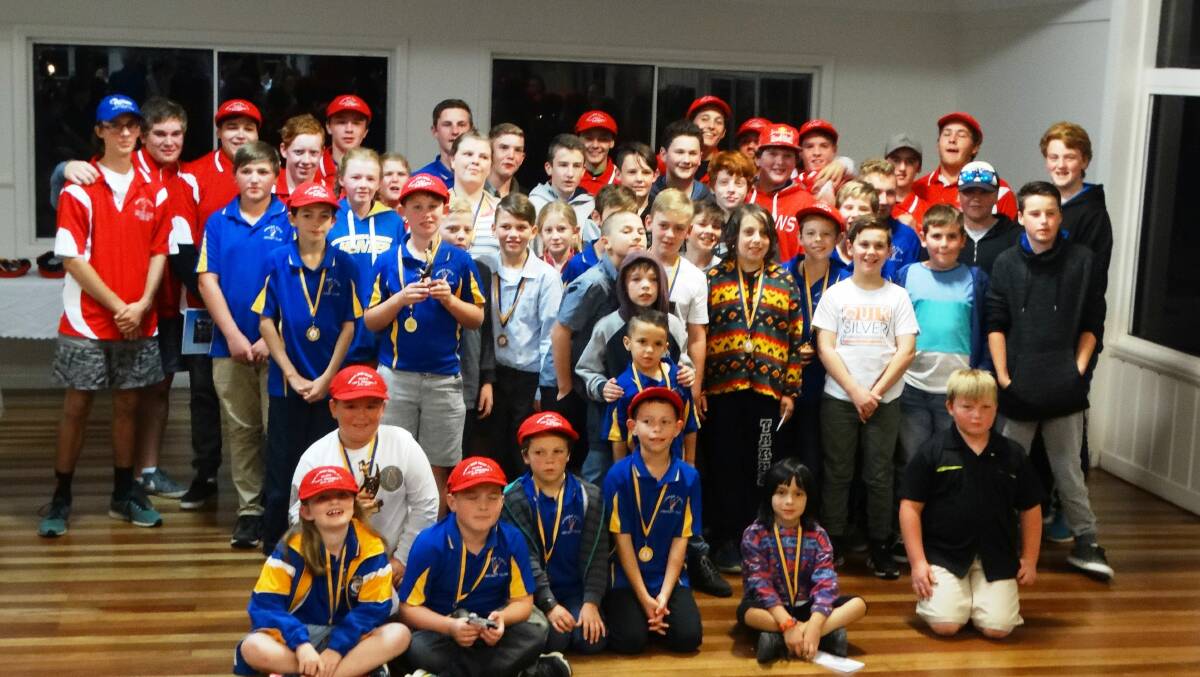 Wingham Junior Cricket Club annual presentation last year. Registrations are opening soon with a get to know you day in September.