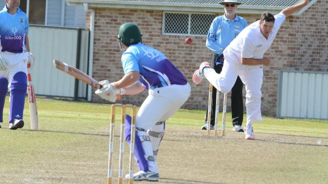 Strong: Wingham bowler Steve Allwood brings a solid 15 wickets at 13.6 into the new year competition. File photo.