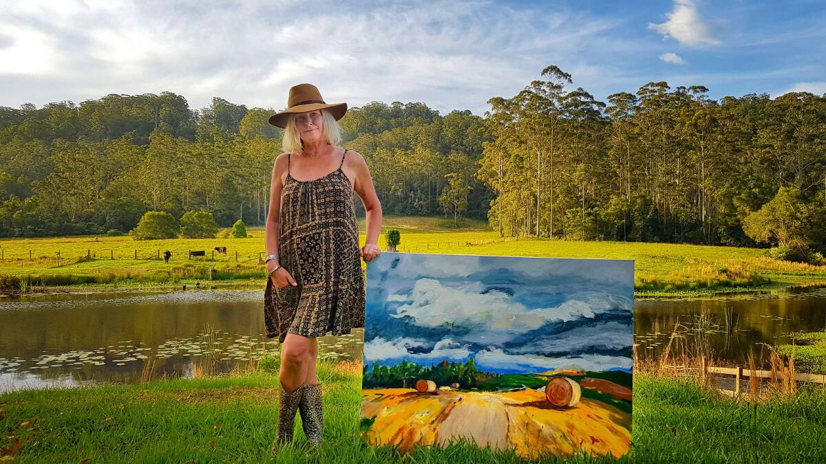 Artist Beth Byrne will showcase her landscape paintings in Wherrol Flat.