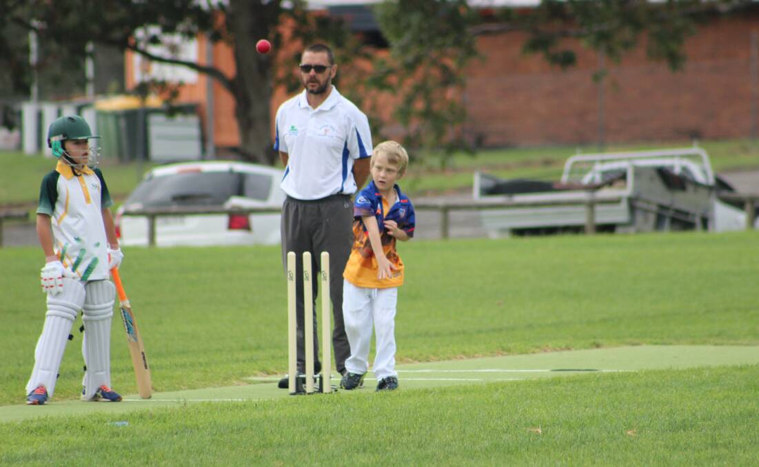 Hunter Lucas took two wickets with his first three balls with the Under 10's Sixers.
