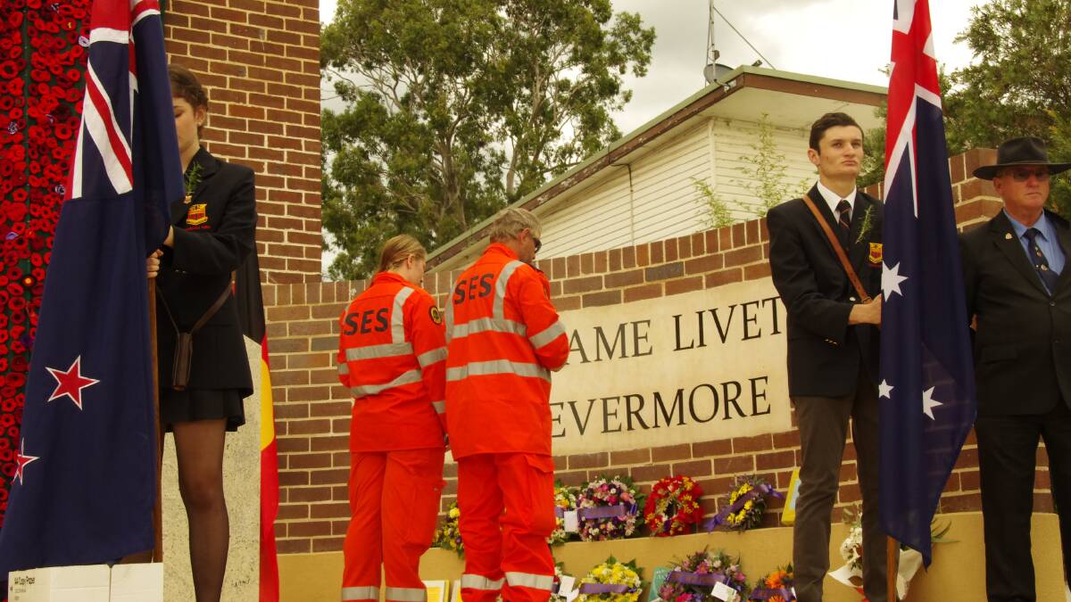 Anzac Day services in Wingham
