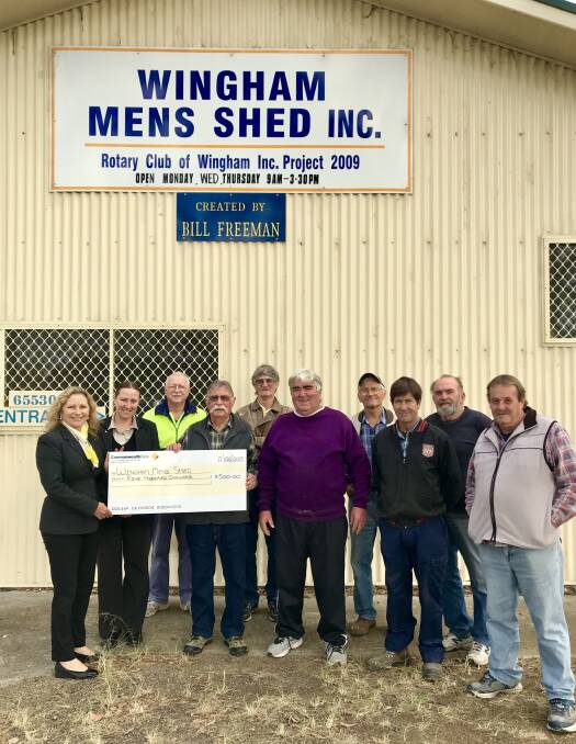 Donation to support solar powered men's shed