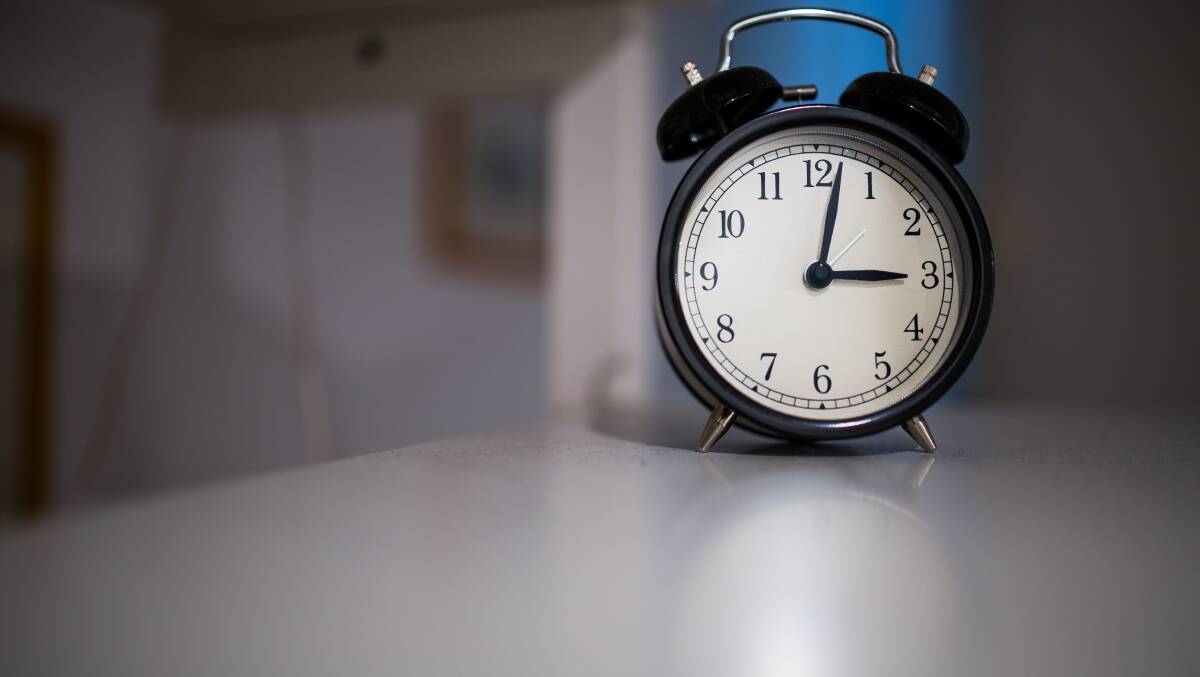 Clocks forward for daylight saving