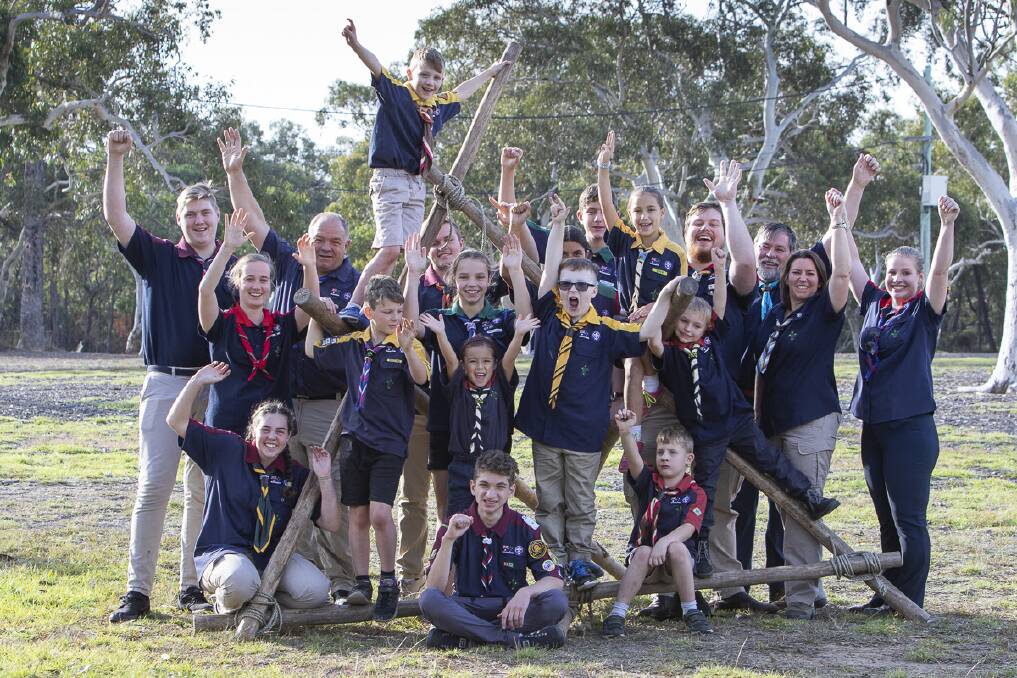 Scouts get loud for 110 year celebrations. Photo: supplied
