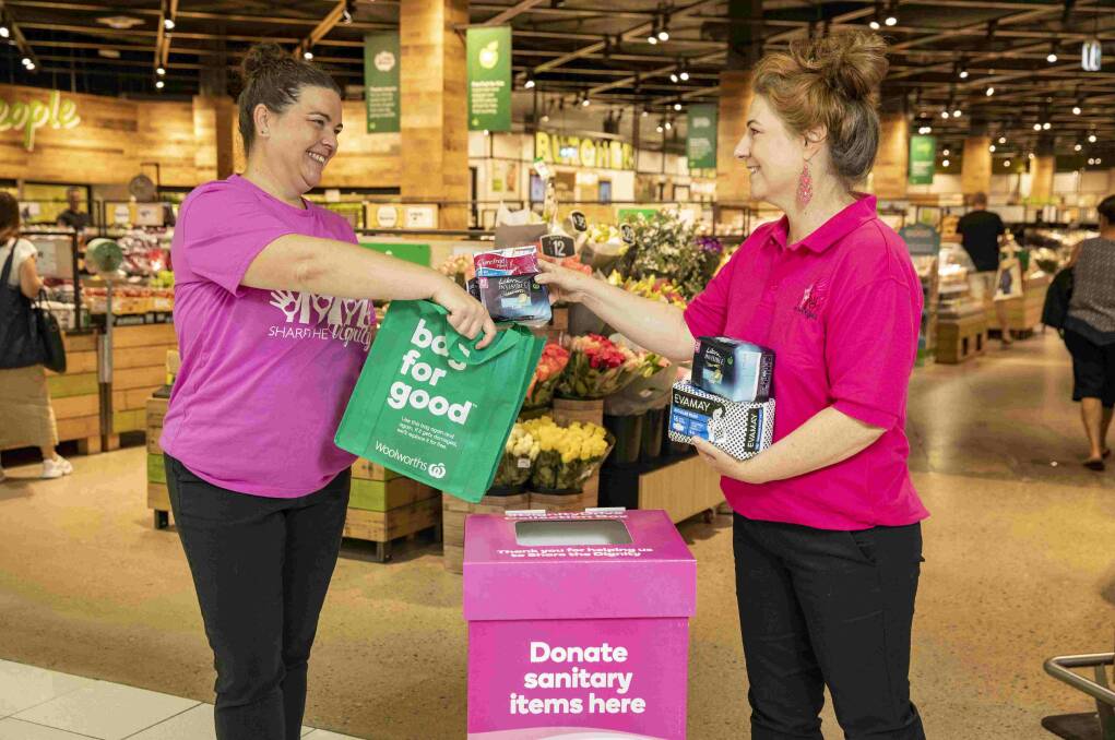 Help local Woolies stores Share the Dignity