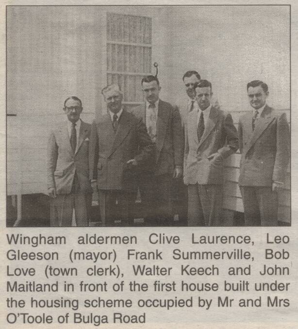 An old clipping from the Wingham Chronicle. Photo: supplied