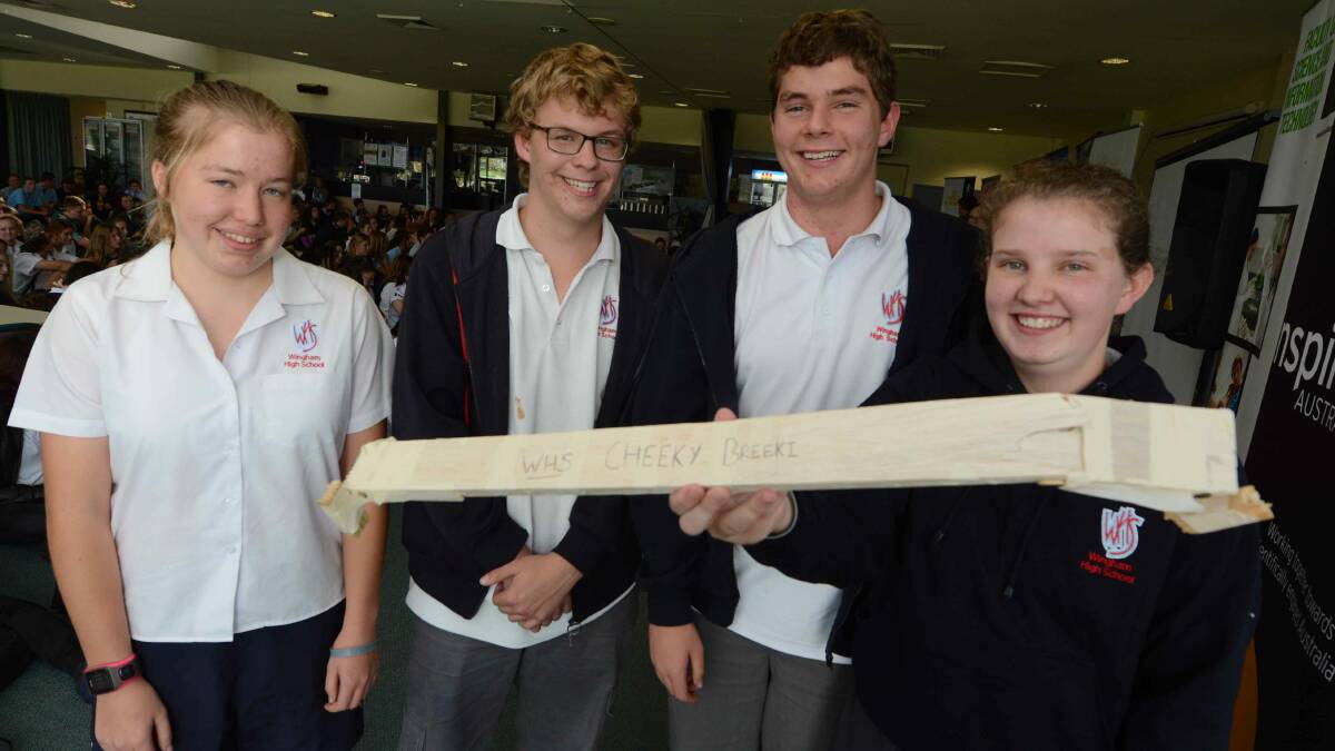 2015 winners: Wingham High School went on to compete in Newcastle after their win in Taree.