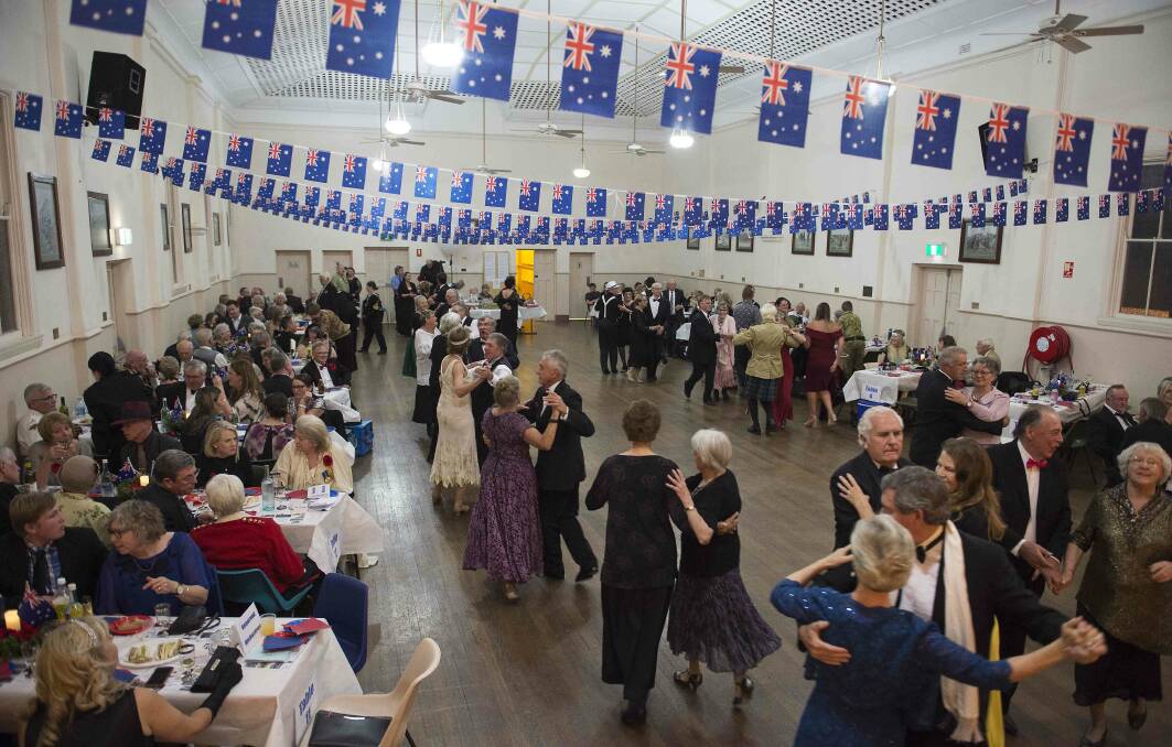 The Diggers Ball at the Wingham Memorial Town Hall was attended by 170 people. Picture by Ashley Cleaver/Cleavers Images.