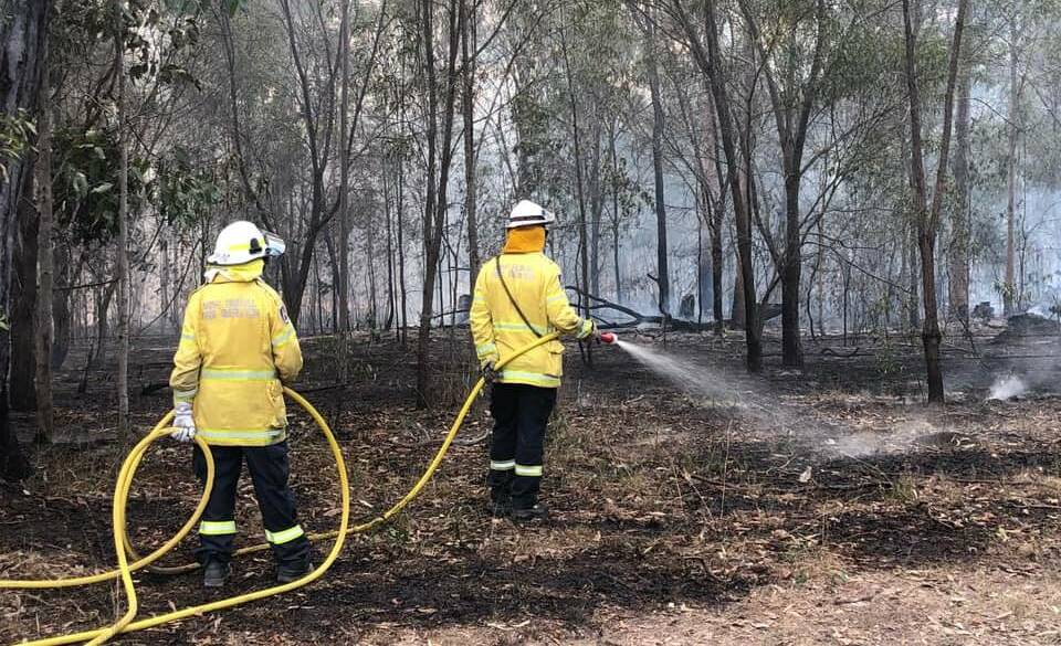 Fire permits have been suspended in the MidCoast Local Government Area. Photo: NSW RFS - Lower North Coast Team