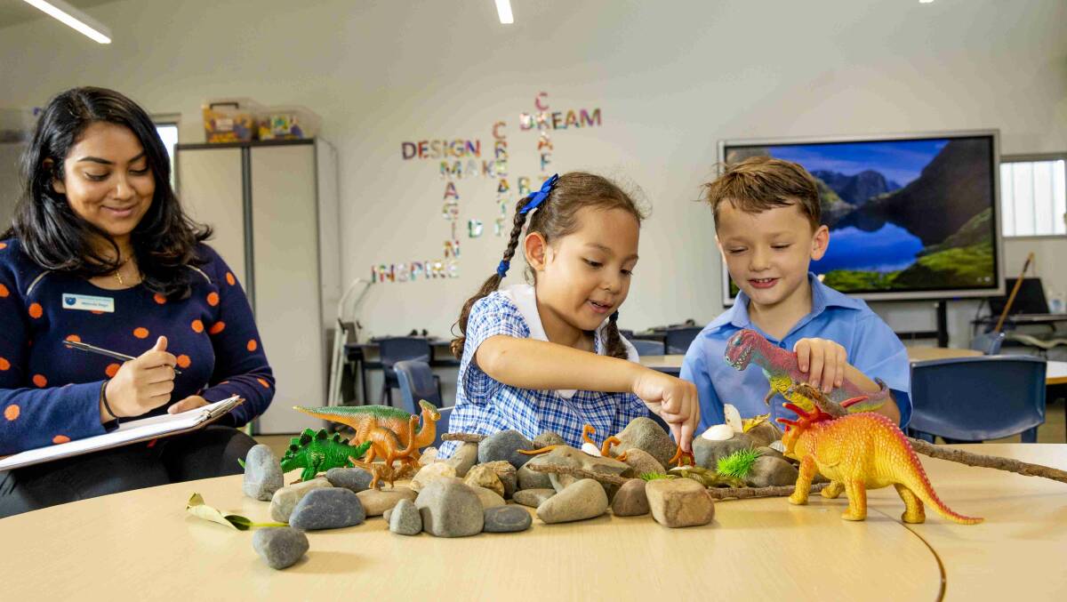 Successful Foundations: a new play-based action program is helping kindergarten students transition to 'big shool'. Photo: supplied