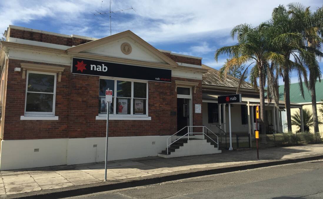 Bye bye: After 135 years serving Wingham customers from their Isabella Street premises, the NAB is closing shop.