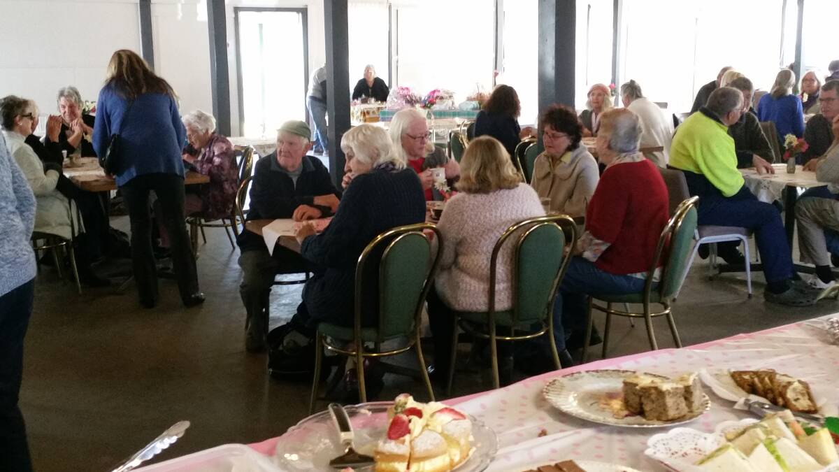 The morning tea was held at the Tea Rooms at Wingham Showground. Photo: submitted