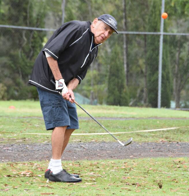 Dick Dudgeon playing at Wingham Golf Club.