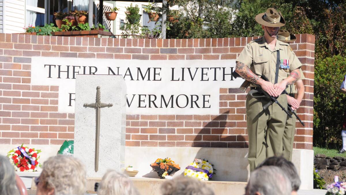 Anzac Day services in Wingham