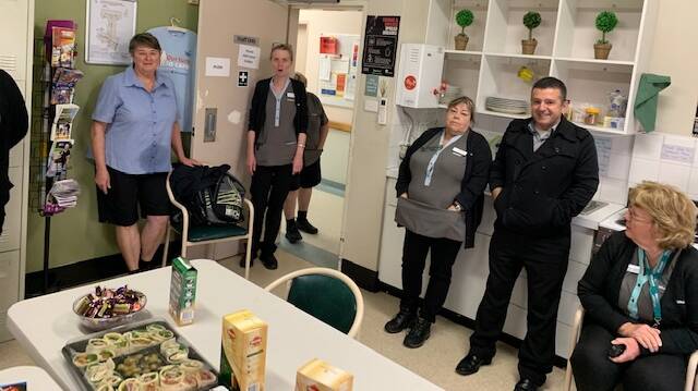 Food was laid on for employees during every shift on Aged Care Employee Day at Whiddon Wingham. Photo supplied