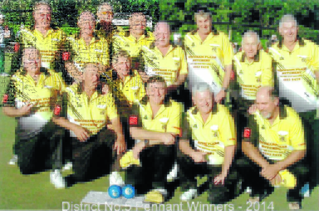 Wingham's district number five pennant winners 2014