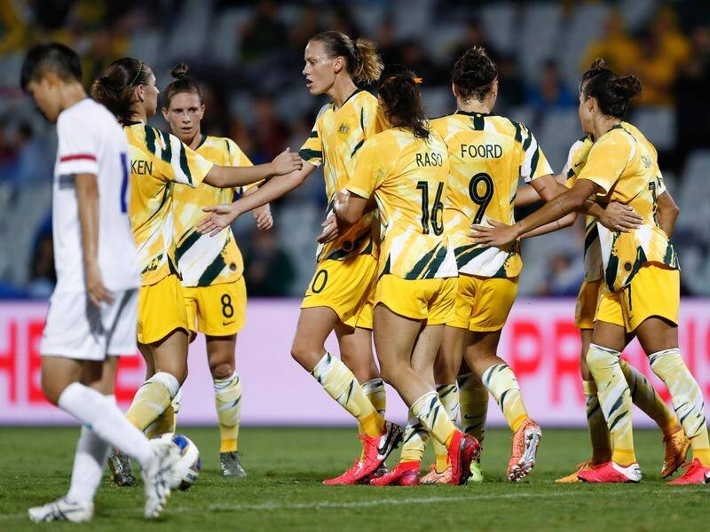 The Matildas were unbeaten in their three Olympic qualifiers in Sydney earlier this month.