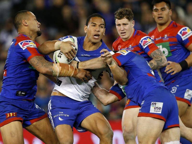 Will Hopoate has scored 20 tries in 79 NRL games for the Bulldogs since joining in 2016.