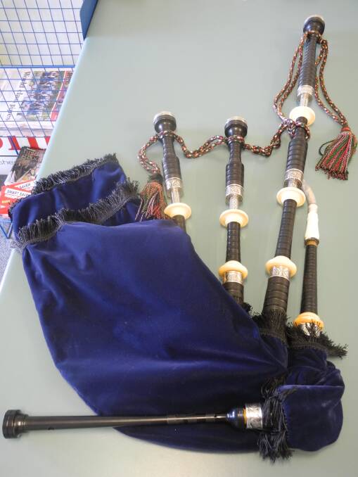 103 year-old bagpipes