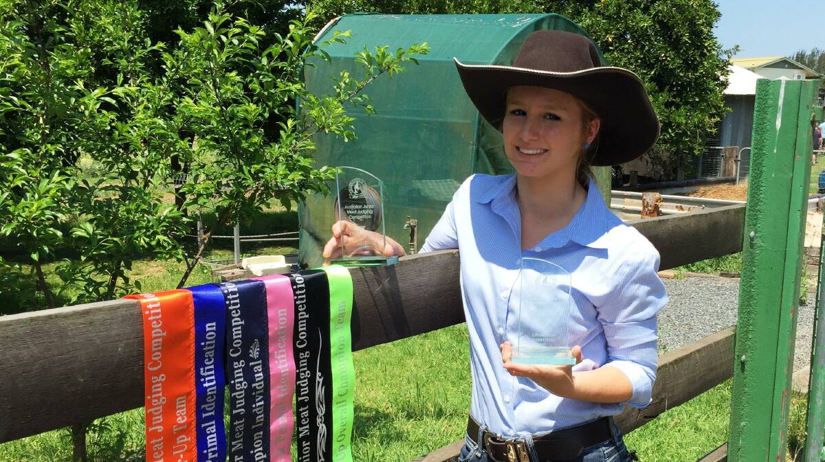As a HSC student in 2014, Jonty took out the the Junior Meat Judging Champion crown at the Upper Hunter Beef Bonanza at Scone.