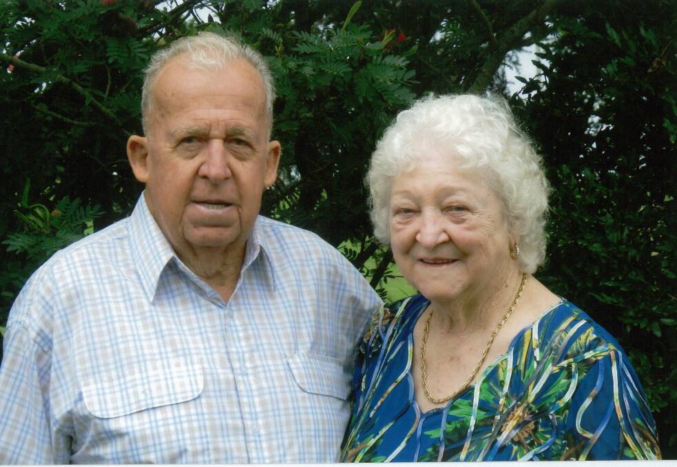 Bill and Ruth Yarnold of Killawarra married 60 years ago.