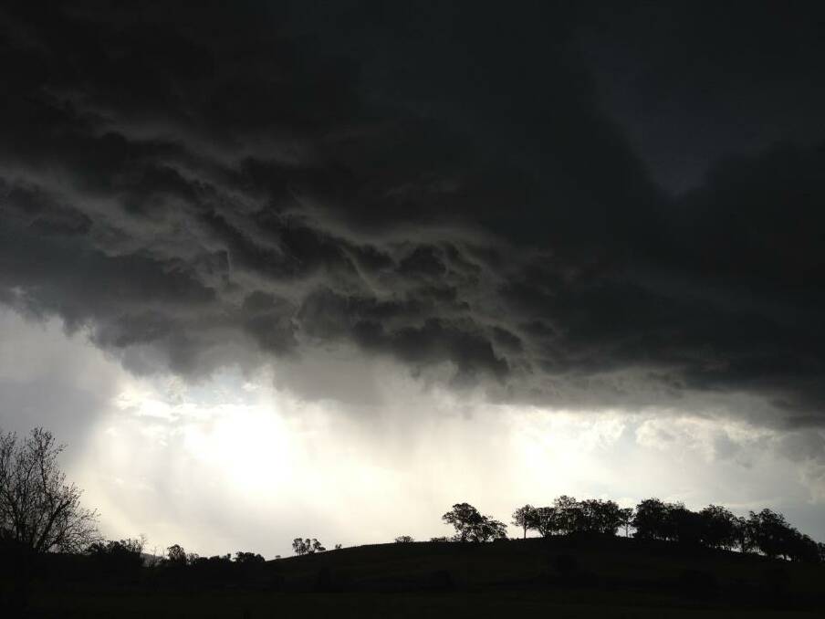 An amazing storm photograph taken by Carol Carter in Wingham