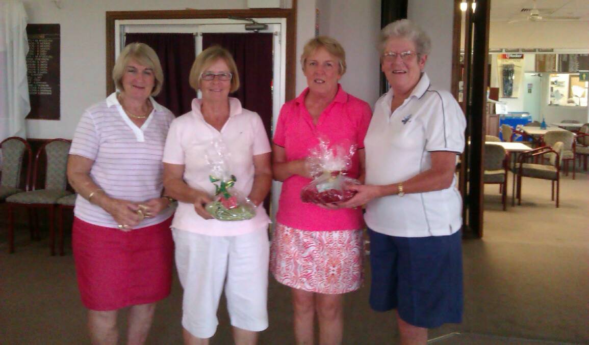 Wingham Women's Golf:  Marg Earley, Narelle Smith, Janice Surtees and Joy White.
